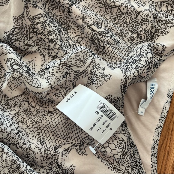 NWT Lace-patterned Fabric, Dual-layer, Ricki’s Maxi Dress, sz 8 - Picture 4 of 10